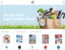 Tablet Screenshot of minetilbud.dk
